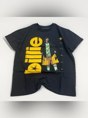 Billie Eilish T-shirt Hit Me Hard and Soft Size Medium Black Music Tee